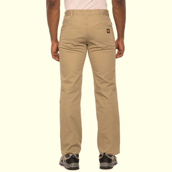 Timberland Men's 42 x 30 Pants Khaki Straight Fit Pro Series Flex Canvas [New] - Picture 2 of 4